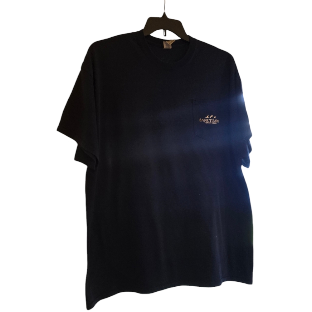 Gildan T-shirt, 2X, dark blue color.